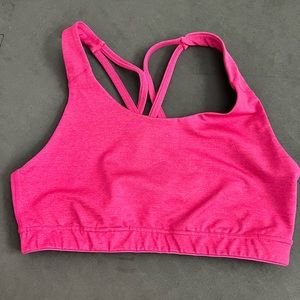 Old Navy Strappy Sports Bra Pink L